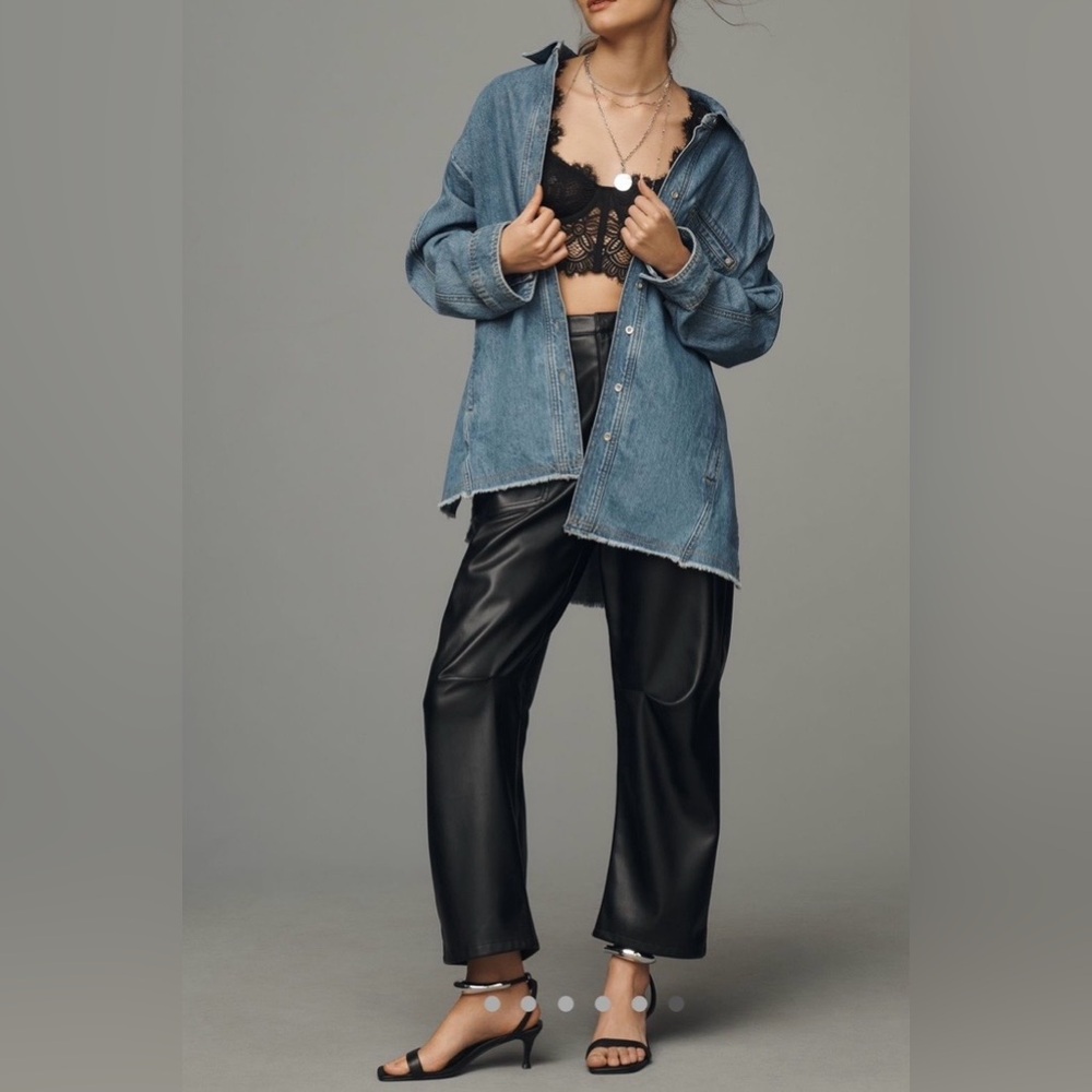 Anthropologie Pilcro Long Sleeve Denim Chore Jacket NWOT!